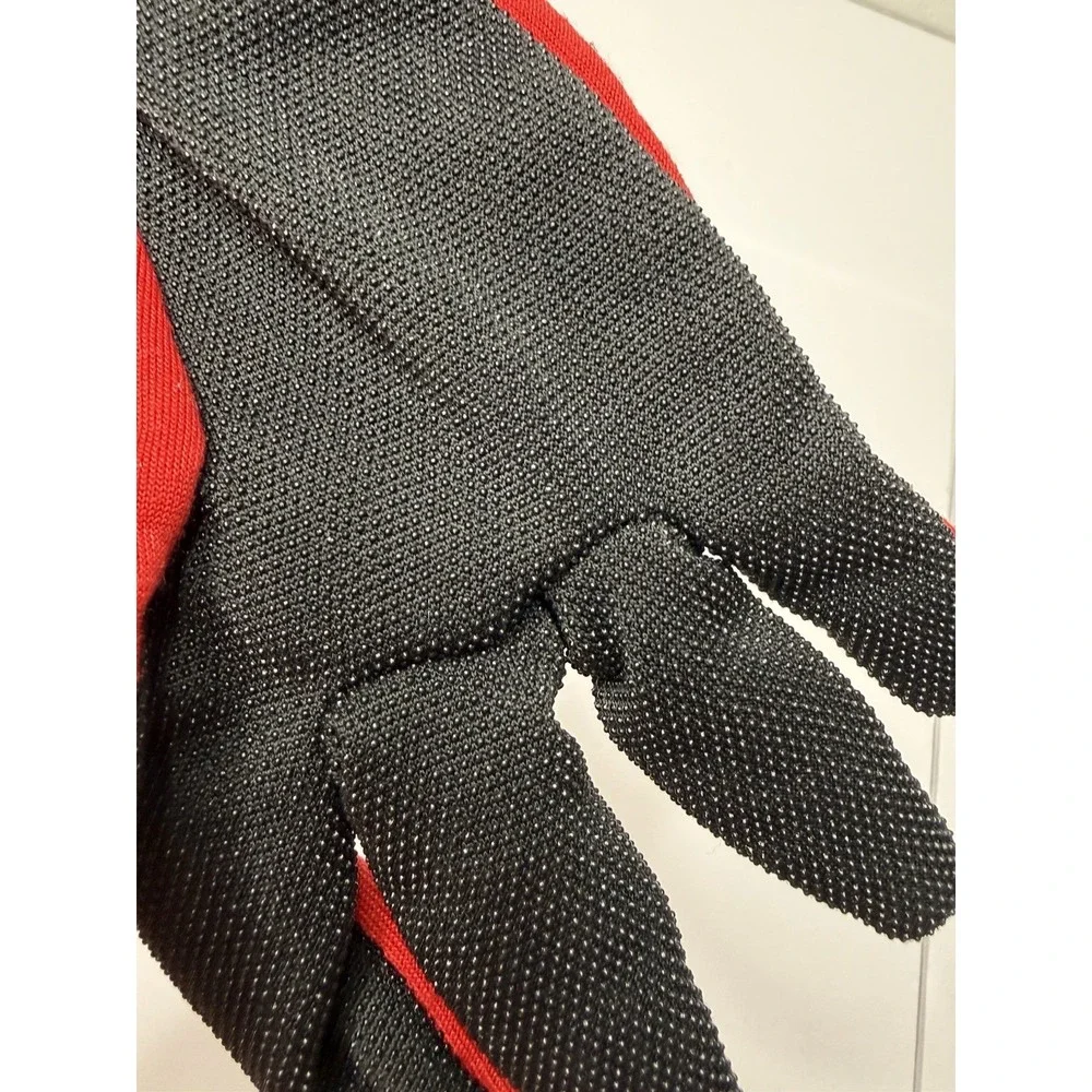 San Francisco 49ers Gloves Receiver‎ Grip SF Red Black Size M/L Football Gear